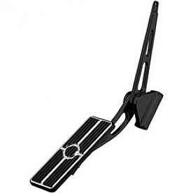 Billet Specialties Accelerator Pedal - Aluminum Black Rectangular - 199175