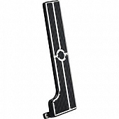 Billet Specialties Accelerator Pedal - Aluminum Black Rectangular - 199245