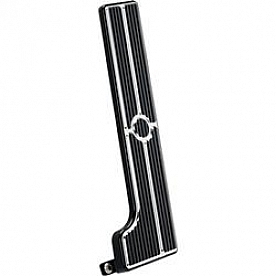 Billet Specialties Accelerator Pedal - Aluminum Black Rectangular - 199245