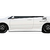 Extreme Dimensions Side Skirt - Primered Fiberglass Reinforced Plastic Black Set of 2 - 104930