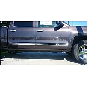 TFP (International Trim) Side Molding - Chrome Plated ABS Plastic Silver Set of 4 - 95112BRH