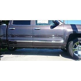 TFP (International Trim) Side Molding - Chrome Plated ABS Plastic Silver Set of 4 - 95112BRH