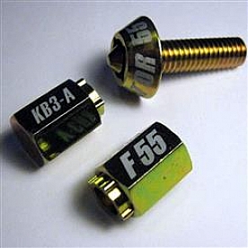 Factor 55 Winch Mount Lock Bolt Carbon Steel Single - 000011