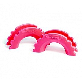 Daystar D-Ring Isolator - 3/4 Inch Fluorescent Pink Polyurethane Set Of 2 - KU70056FP