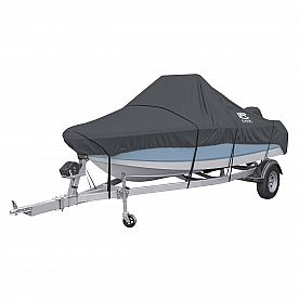 Classic Accessories Boat Cover Center Console Boat Charcoal Polyester - 2030412100