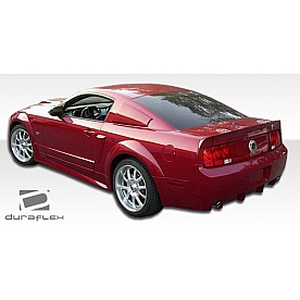 Extreme Dimensions Side Skirt - Primered Fiberglass Reinforced Plastic Black Set of 2 - 104912