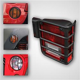 Rugged Ridge Tail Light Guard  Euro Style Set Of 8 - 1249603