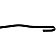 Help! By Dorman WindShield Wiper Arm 23-1/4 Inch Black Single - 42734