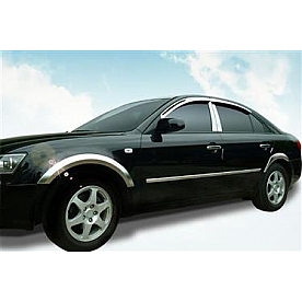 Putco Side Molding - Chrome Plated ABS Plastic/ Billet Aluminum Silver - 96604