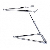 Grote Industries Exterior Mirror Bracket Stainless Steel Silver Set of 5 - 22013