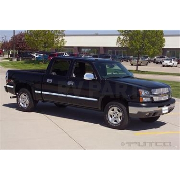 Putco Side Molding - Chrome Plated ABS Plastic/ Billet Aluminum Silver - 96608