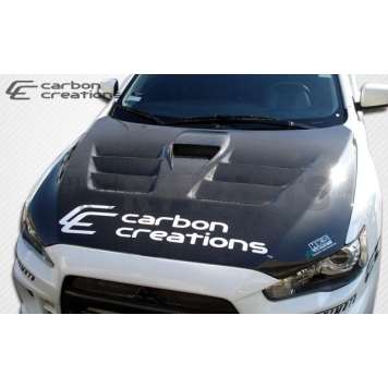 Extreme Dimensions Hood - Gloss Carbon Fiber Black - 104643-6