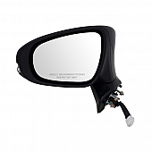 K-Source Exterior Mirror Electric Rectangular Black Single - 70702T