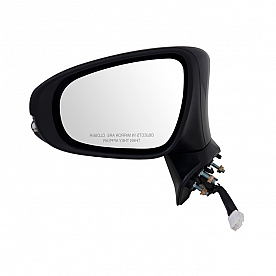K-Source Exterior Mirror Electric Rectangular Black Single - 70702T