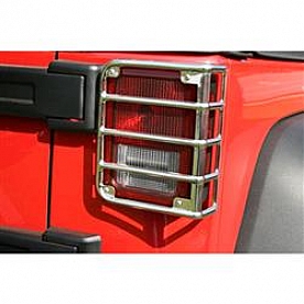 Rugged Ridge Tail Light Guard Stainless Steel Euro Style Set Of 2 - 1110303