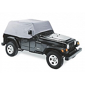 Pavements Ends Cab Cover Charcoal Automotive Grade Vinyl Fabric - 4172809
