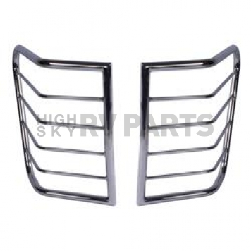 Rugged Ridge Tail Light Guard Stainless Steel Contour Style Set Of 2 - 1110321