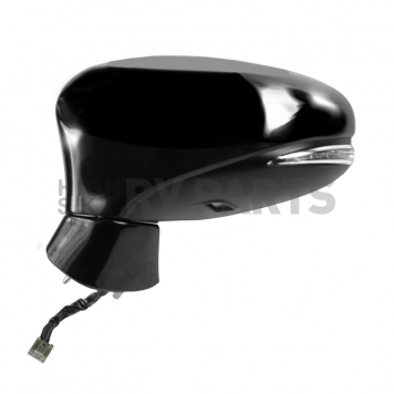 K-Source Exterior Mirror Electric Rectangular Black Single - 70704T-1