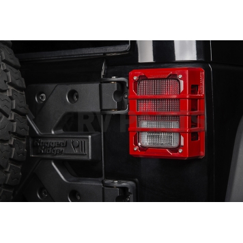 Rugged Ridge Tail Light Guard Aluminum Bar Set Of 2 - 1122606-3