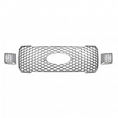 Coast To Coast Grille Insert - Chrome Plated ABS Plastic - GI161