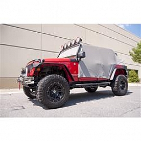 Rugged Ridge Cab Cover Gray Vinyl Water Resistant - 1331709