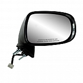 K-Source Exterior Mirror Electric Rectangular Black Single - 70705T