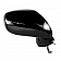 K-Source Exterior Mirror Electric Rectangular Black Single - 70705T