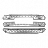 Coast To Coast Grille Insert - Chrome Plated ABS Plastic - GI162