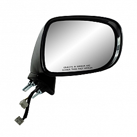 K-Source Exterior Mirror Electric Rectangular Black Single - 70707T