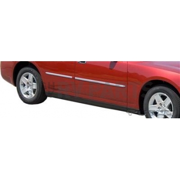 Putco Side Molding - Chrome Plated ABS Plastic/ Billet Aluminum Silver - 96667