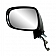 K-Source Exterior Mirror Electric Rectangular Black Single - 70708T