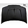 Extreme Dimensions Hood - Primered Fiberglass Black - 104528