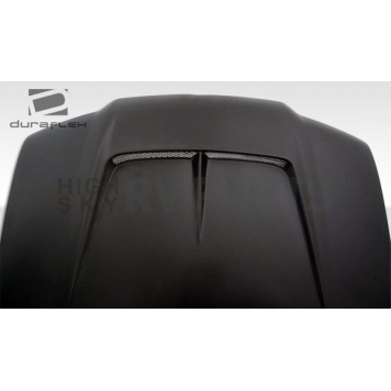 Extreme Dimensions Hood - Primered Fiberglass Black - 104528-7