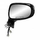 K-Source Exterior Mirror Electric Rectangular Black Single - 70709T