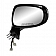 K-Source Exterior Mirror Electric Rectangular Black Single - 70709T