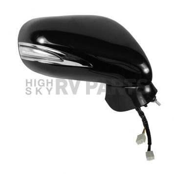 K-Source Exterior Mirror Electric Rectangular Black Single - 70709T-1