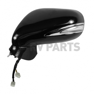 K-Source Exterior Mirror Electric Rectangular Black Single - 70710T-1