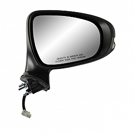 K-Source Exterior Mirror Electric Rectangular Black Single - 70711T