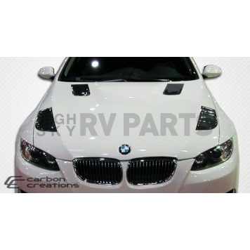 Extreme Dimensions Hood - Primered Fiberglass Black - 103869
