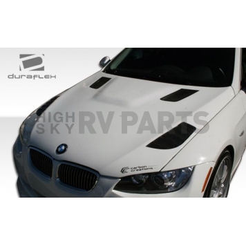 Extreme Dimensions Hood - Primered Fiberglass Black - 103869-1
