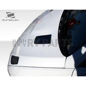 Extreme Dimensions Hood - Primered Fiberglass Black - 103869-3