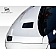 Extreme Dimensions Hood - Primered Fiberglass Black - 103869