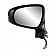 K-Source Exterior Mirror Electric Rectangular Black Single - 70712T