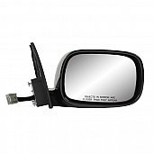 K-Source Exterior Mirror Electric Rectangular Black Single - 70713T