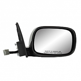K-Source Exterior Mirror Electric Rectangular Black Single - 70713T