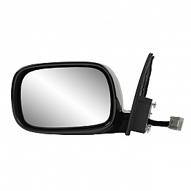 K-Source Exterior Mirror Electric Rectangular Black Single - 70714T