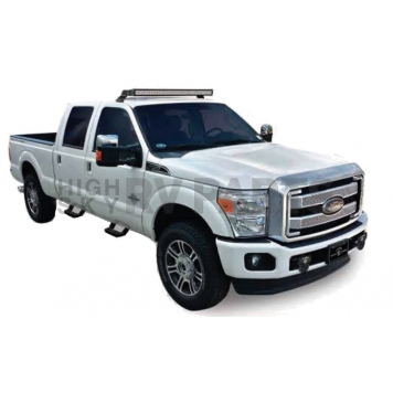 Carr Truck Step Black Powder Coated Aluminum - 115771-1