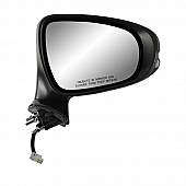 K-Source Exterior Mirror Electric Rectangular Black Single - 70715T