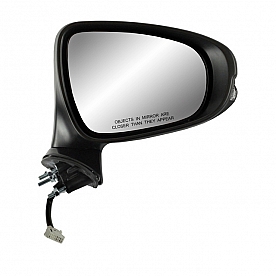 K-Source Exterior Mirror Electric Rectangular Black Single - 70715T