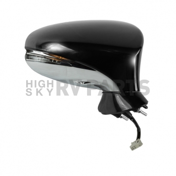 K-Source Exterior Mirror Electric Rectangular Black Single - 70715T-1